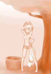 Rating: Questionable Score: 0 Tags: 2012 anthro anthrofied applejack_(mlp) biped bottomwear breasts casual_exposure clothed clothing cowboy_hat e621 earth_pony equid equine female food friendship_is_magic fruit hair hasbro hat headgear headwear horse looking_at_viewer mammal mane my_little_pony navel nipples plant pony scorpdk shorts skimpy solo standing tail topless tree wood User: bunchy7s