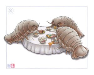 Rating: Safe Score: 0 Tags: 2014 ambiguous_gender aquatic arthropod beverage brown_carapace brown_eyes container cookie crustacean cup detailed e621 eating feral food furniture giant_isopod group holding_food holding_object isopod kacey macaron_(food) malacostracan nude plate simple_background table tablecloth tea tea_cup tea_party teapot white_background User: bunchy7s