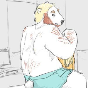Rating: Safe Score: 0 Tags: 1:1 2012 anthro bear beard blonde_hair clothed clothing computer dressing e621 electronics facial_hair fur hair looking_back male mammal partially_clothed polar_bear red_body red_fur red_hair satan_(artist) simple_background sketch slightly_chubby solo underwear ursine white_body white_fur User: bunchy7s Rating: Safe Score: 0 Tags: 1:1 2012 anthro bear beard blonde_hair clothed clothing computer dressing e621 electronics facial_hair fur hair looking_back male mammal partially_clothed polar_bear red_body red_fur red_hair satan_(artist) simple_background sketch slightly_chubby solo underwear ursine white_body white_fur User: bunchy7s