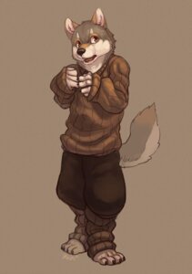 Rating: Safe Score: 0 Tags: 4_toes 5_fingers anthro barefoot biped bottomwear brown_background brown_body brown_eyes brown_fur brown_theme canid canine canis claws clothed clothing e621 feet fingers front_view full-length_portrait fully_clothed fur grey_body grey_fur jeremy_(sefeiren) kogawa_kenji looking_at_viewer male mammal open_mouth oversized_clothing pants portrait red_wolf restricted_palette simple_background solo standing sweater toes topwear wolf User: bunchy7s
