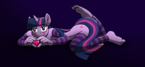 Rating: Questionable Score: 0 Tags: 2013 anthro anthrofied armwear bedroom_eyes biped blush breasts butt caroo clothing cutie_mark digit_ring e621 elbow_gloves equid equine feet female fingers foot_focus footless_socks footwear friendship_is_magic full-length_portrait fur gloves hair half-closed_eyes handwear hasbro heart_symbol horn humanoid_feet jewelry legwear looking_at_viewer lying mammal multicolored_hair my_little_pony mythological_creature mythological_equine mythology narrowed_eyes nude pattern_clothing pattern_footwear pattern_legwear pattern_socks plantigrade portrait purple_body purple_clothing purple_eyes purple_footwear purple_fur purple_hair purple_legwear purple_socks ring seductive socks solo stockings striped_clothing striped_footwear striped_legwear striped_socks stripes toe_ring toes twilight_sparkle_(mlp) two_tone_hair unicorn User: bunchy7s