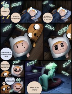 Rating: Questionable Score: 0 Tags: adventure_time bmo bodily_fluids breasts brother_(lore) brothers_(lore) butt canid canine canis cartoon_network combo_move comic digitized_hair domestic_dog drooling e621 english_text evulchibi eyes_closed female finn_the_human furniture hair human illuminescent_hair jake_the_dog long_hair machine male mammal night o_o pseudo_hair robot saliva sibling_(lore) sleeping sofa text tree_house voyeur User: bunchy7s
