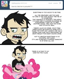 Rating: Safe Score: 0 Tags: commentary complaining cutie_mark dan_(dan_vs.) dan_vs. digital_media_(artwork) duo e621 earth_pony english_text equid equine eyes_closed female feral friendship_is_magic hasbro horse human humor male mammal my_little_pony open_mouth paranoid pinkie_pie_(mlp) pony quadruped rant simple_background tail teeth text tongue tumblr unknown_artist white_background User: bunchy7s