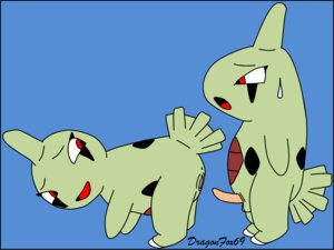 Rating: Explicit Score: 0 Tags: 2014 anthro anus balls bent_over bodily_fluids dragonfox69 duo e621 erection female generation_2_pokemon genitals green_body green_skin imminent_sex larvitar looking_back male male/female markings nintendo nude open_mouth penis pokemon pokemon_(species) red_eyes semi-anthro simple_background sweat vulva User: bunchy7s
