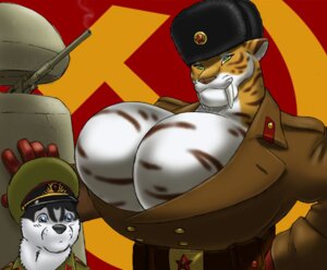 Rating: Questionable Score: 0 Tags: 5_fingers alexi_(gideon) anthro belt_buckle belt_pouch big_breasts black_nose blush breasts buckle canid canine canis cleavage clothed clothing communism digital_media_(artwork) domestic_dog duo e621 fangs felid female fingers front_view gideon gun hammer_and_sickle hat headgear headwear huge_breasts husky machine male male/female mammal military nordic_sled_dog pantherine politics prehistoric_species ranged_weapon russian saber-toothed_tiger sabertooth_(anatomy) smirnov snout soldier soviet_union spitz star suit teeth tiger turret uniform ushanka warrior weapon User: bunchy7s Rating: Questionable Score: 0 Tags: 5_fingers alexi_(gideon) anthro belt_buckle belt_pouch big_breasts black_nose blush breasts buckle canid canine canis cleavage clothed clothing communism digital_media_(artwork) domestic_dog duo e621 fangs felid female fingers front_view gideon gun hammer_and_sickle hat headgear headwear huge_breasts husky machine male male/female mammal military nordic_sled_dog pantherine politics prehistoric_species ranged_weapon russian saber-toothed_tiger sabertooth_(anatomy) smirnov snout soldier soviet_union spitz star suit teeth tiger turret uniform ushanka warrior weapon User: bunchy7s