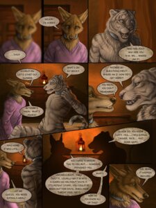 Rating: Safe Score: 0 Tags: 3:4 alectorfencer amon_(rukis) anthro biped blue_eyes candle canid canine clothed clothing collar comic dhaval_(character) dialogue drawer duo e621 ear_piercing ear_ring english_text felid fur furniture grey_body grey_fur heterochromia inside lamp lantern male mammal metal_collar open_mouth pantherine piercing red_lantern ring_piercing rukis scared sitting slave speech_bubble tail tan_body tan_fur teeth text tiger tongue topless whiskers white_body white_fur User: bunchy7s