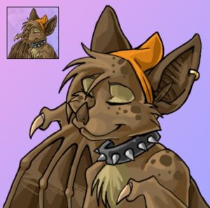 Rating: Safe Score: 0 Tags: anthro bat brown_body brown_fur brown_hair bust_portrait chest_tuft clothing collar e621 ear_piercing ear_ring eyes_closed female fur glamfur hair headgear headkerchief headwear helix_piercing kerchief leaf-nosed_bat liz_carlson low_res mammal microbat orange_headkerchief orange_kerchief piercing portrait realistic_wings ring_piercing simple_background smile solo spiked_collar spikes tragus tuft wings yangochiropteran User: bunchy7s Rating: Safe Score: 0 Tags: anthro bat brown_body brown_fur brown_hair bust_portrait chest_tuft clothing collar e621 ear_piercing ear_ring eyes_closed female fur glamfur hair headgear headkerchief headwear helix_piercing kerchief leaf-nosed_bat liz_carlson low_res mammal microbat orange_headkerchief orange_kerchief piercing portrait realistic_wings ring_piercing simple_background smile solo spiked_collar spikes tragus tuft wings yangochiropteran User: bunchy7s