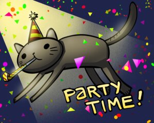 Rating: Safe Score: 0 Tags: 5:4 ambiguous_gender clothing confetti domestic_cat e621 felid feline felis hat headgear headwear mammal meme nedroid noisemaker party_cat party_hat quadruped solo tail User: bunchy7s Rating: Safe Score: 0 Tags: 5:4 ambiguous_gender clothing confetti domestic_cat e621 felid feline felis hat headgear headwear mammal meme nedroid noisemaker party_cat party_hat quadruped solo tail User: bunchy7s
