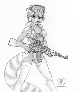Rating: Questionable Score: 0 Tags: 2009 ailurid ak-47 ak_platform anthro assault_rifle bikini bottomwear camel_toe chest_tuft clothed clothing communism e621 female footwear fur fur_hat graphite_(artwork) grey_bottomwear grey_clothing grey_topwear greyscale gun hammer_and_sickle hammer_and_sickle_bikini hat headgear headwear holding_gun holding_object holding_ranged_weapon holding_weapon jsc_kalashnikov_concern kacey legwear mammal markings military monochrome politics ranged_weapon red_panda rifle ring_(marking) ringed_tail russian simple_background skimpy socks solo soviet_union striped_markings striped_tail stripes swimwear tail tail_markings thigh_highs thigh_socks tight_clothing topwear traditional_media_(artwork) tuft two-piece_swimsuit ushanka weapon white_background white_clothing white_legwear User: bunchy7s Rating: Questionable Score: 0 Tags: 2009 ailurid ak-47 ak_platform anthro assault_rifle bikini bottomwear camel_toe chest_tuft clothed clothing communism e621 female footwear fur fur_hat graphite_(artwork) grey_bottomwear grey_clothing grey_topwear greyscale gun hammer_and_sickle hammer_and_sickle_bikini hat headgear headwear holding_gun holding_object holding_ranged_weapon holding_weapon jsc_kalashnikov_concern kacey legwear mammal markings military monochrome politics ranged_weapon red_panda rifle ring_(marking) ringed_tail russian simple_background skimpy socks solo soviet_union striped_markings striped_tail stripes swimwear tail tail_markings thigh_highs thigh_socks tight_clothing topwear traditional_media_(artwork) tuft two-piece_swimsuit ushanka weapon white_background white_clothing white_legwear User: bunchy7s