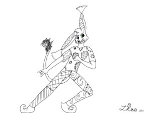 Rating: Safe Score: 0 Tags: 2011 anthro e621 grandfathered_content heterochromia hi_res lkoo long_ears male patchwork_clothing simple_background smile solo tail what white_background User: bunchy7s