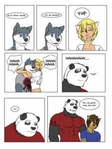 Rating: Safe Score: 0 Tags: 2013 3:4 abs anthro bear biceps big_muscles black_nose canid canine canis comic dialogue domestic_cat domestic_dog e621 english_text felid feline felis female flexing garret_(rain-yatsu) giant_panda hair hi_res husky male mammal muscular nora_(rain-yatsu) nordic_sled_dog pecs rain-yatsu rainier_(rain-yatsu) seattle_fur smile spitz text tim_(rain-yatsu) User: bunchy7s