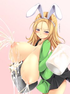 Rating: Questionable Score: 0 Tags: animal_ears areolae blonde_hair blush breasts breasts_out bucket_of_milk bunny_ears bunny_girl_(dq8) clothing cup dragon_quest dragon_quest_viii dress excessive_lactation fct female female_only glass hanging_breasts huge_breasts human lactation large_breasts long_hair milk nipples purple_eyes rule34 sdp solo translated unaligned_breasts uncensored User: bunchy7s