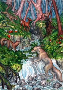 Rating: Safe Score: 0 Tags: 2013 ambiguous_gender amphibian arthropod avian bird canid canine canis centipede colored_pencil_(artwork) creek deer detailed detailed_background digitigrade e621 female feral fern frog fungus group hi_res hooves horsetail hunting kekpafrany mammal mushroom myriapod new_world_deer plant quadruped roe_deer tail traditional_media_(artwork) tree water wolf wood User: bunchy7s