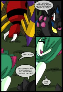 Rating: Safe Score: 0 Tags: aakashi arachnid ariados arthropod canid canine comic dialogue digital_media_(artwork) e621 english_text feet female generation_2_pokemon generation_3_pokemon generation_4_pokemon group hindpaw humanoid kirlia male mammal nintendo paws pokemon pokemon_(species) red_eyes riolu spider spiral spiral_eyes text unconscious User: bunchy7s
