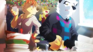 Rating: Safe Score: 0 Tags: 16:9 anthro bear canid canine canis clothing coyote dishwashing drunk e621 female giant_panda group hi_res jewelry looking_at_another male mammal necklace open_mouth open_smile smile substance_intoxication super-tuler tairu tongue tongue_out widescreen wolf User: bunchy7s
