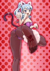 Rating: Explicit Score: 0 Tags: 1girls animal_ears ass bare_shoulders blue_eyes blue_hair bow cat_ears drill_hair feet female female_only foot_fetish hadime hajime_(caramel_toone) heart himeno_ririka jewelpet kittysuit legwear one_leg_up open_mouth pantyhose paw_print pov_feet rule34 sanrio simple_background sock_fetish sole soles solo tail User: bunchy7s