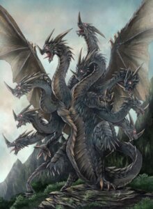 Rating: Safe Score: 0 Tags: 9_heads ambiguous_gender angry claws cloud detailed_background dragon e621 european_mythology fantasy feral glowing grass greek_mythology hi_res horn hydra membrane_(anatomy) membranous_wings michii_yuuki mountain multi_head mythological_creature mythological_scalie mythology outside overcast plant scales scalie sharp_teeth sky solo spikes standing tail teeth tongue tongue_out western_dragon wings User: bunchy7s