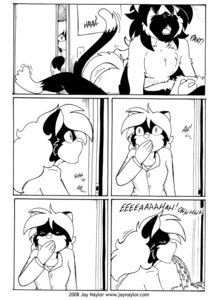 Rating: Explicit Score: 0 Tags: 2008 anthro clothing comic feline female fur furry jay_naylor male parody rule34 sex vomit User: bunchy7s