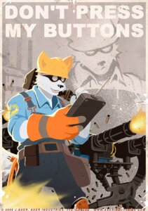 Rating: Safe Score: 0 Tags: 2008 5_fingers armor belt border bullet_case character_request clothed clothing controller e621 engineer_(team_fortress_2) english_text eyewear fingers fully_clothed fur furgonomics gatling_gun gloves goggles grey_body grey_fur gun handwear hard_hat headgear helmet holding_object j_axer machine machine_gun male monkey_wrench open_mouth open_smile overalls ranged_weapon remote_control remote_controlled_(species) robot rolled_up_sleeves sentry_gun_(team_fortress_2) shell_(projectile) shirt shooting smile solo team_fortress_2 text topwear turret unknown_species valve valve_corporation weapon User: bunchy7s