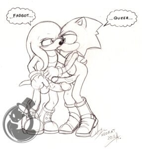 Rating: Explicit Score: 0 Tags: 2011 anthro balls black_and_white boots clothed clothing dialogue duo e621 echidna english_text erection eulipotyphlan eye_contact footwear foreskin genitals hedgehog homophobic_slur humanoid_genitalia humanoid_penis insult kissing knuckles_the_echidna looking_at_another male male/male mammal monochrome monotreme neokat partially_clothed penis retracted_foreskin romantic romantic_couple sega shoes slur sonic_the_hedgehog sonic_the_hedgehog_(series) text User: bunchy7s Rating: Explicit Score: 0 Tags: 2011 anthro balls black_and_white boots clothed clothing dialogue duo e621 echidna english_text erection eulipotyphlan eye_contact footwear foreskin genitals hedgehog homophobic_slur humanoid_genitalia humanoid_penis insult kissing knuckles_the_echidna looking_at_another male male/male mammal monochrome monotreme neokat partially_clothed penis retracted_foreskin romantic romantic_couple sega shoes slur sonic_the_hedgehog sonic_the_hedgehog_(series) text User: bunchy7s