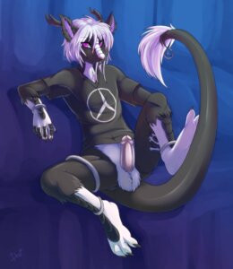 Rating: Explicit Score: 0 Tags: anklet anthro balls barefoot black_fur bottomless bracelet chinese_dragon claws closed_mouth clothes color dodedo dragon erection foreskin front_view fur furry furry_ears hair hindpaw horns krauti_mercedes looking_at_viewer magenta_eyes male male_only mercedes_symbol open_eyes penis pointy_ears rule34 shirt sitting solo tail testicles uncircumcised uncut User: bunchy7s