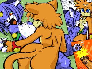 Rating: Questionable Score: 0 Tags: anthro bodily_fluids breasts butt chest_tuft claws collar digital_media_(artwork) domestic_cat duo e621 felid feline felis female female/female fur hair machine mammal oekaki orange_body orange_eyes orange_fur orange_hair purple_body purple_fur purple_hair robot ryou straycat sweat tail tongue tuft wet whiskers User: bunchy7s