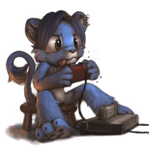 Rating: Safe Score: 0 Tags: 1:1 3_toes 4_fingers anthro arms_bent bent_legs big_eyes big_head biped black_nose blue_body blue_fur brown_eyes cable casual_nudity claws console_on_ground controller cord e621 ear_piercing electronics famicom famicom_cartridge famicom_console famicom_controller feet felid fingers fur furniture game_cartridge game_console game_controller game_media gaming grey_body grey_fur hair holding_controller holding_game_controller holding_object licking licking_lips licking_own_lips male mammal nintendo nintendo_console nintendo_controller nintendo_entertainment_system nude piercing playing_video_game retro_console retro_controller self_lick short_hair silverfox5213 simple_background sitting sitting_on_stool solo stool storage_media tail tail_tuft thin_tail toes tongue tongue_out tuft wavy_tail whiskers white_background white_whiskers wired_controller User: bunchy7s
