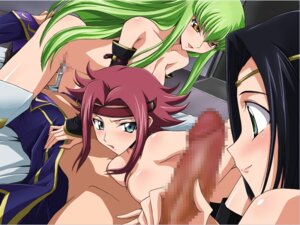 Rating: Explicit Score: 0 Tags: 3girls aquamu black_hair blush breasts c.c. censored circlet code_geass cunnilingus female green_hair group_sex handjob headband kallen_stadtfeld lelouch_lamperouge male multiple_females multiple_girls nude oral partial_nude penis red_hair rule34 sumeragi_kaguya thighhighs yamagarasu yellow_eyes User: bunchy7s