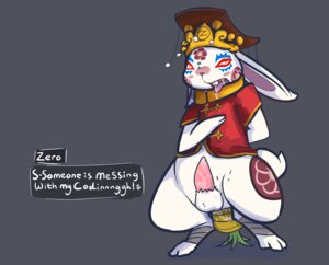 Rating: Explicit Score: 0 Tags: 3_toes ahegao anal anal_masturbation anal_penetration animal_genitalia asian_clothing balls bodily_fluids bottomless carrot chinese_clothing clothed clothing drooling e621 east_asian_clothing english_text erection feathers_(artist) feet food food_fetish food_insertion food_play forced fur genitals hat headgear headwear improvised_sex_toy lagomorph leporid looking_at_viewer looking_pleasured lube male mammal markings masturbation open_mouth penetration penis plant rabbit saliva sex_toy simple_background solo spike_chunsoft teeth text toes tongue tongue_out toying_self vegetable virtue's_last_reward white_balls white_body white_fur zero_escape zero_iii User: bunchy7s