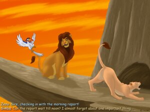 Rating: Questionable Score: 0 Tags: ass_up avian bird bucerotiform dialogue disney e621 english_text eyes_closed felid female feral group hornbill kisu lion looking_at_another male mammal moan nala_(the_lion_king) open_mouth pantherine pride_rock quadruped red-billed_hornbill simba_(the_lion_king) stretching tail text the_lion_king zazu_(the_lion_king) User: bunchy7s