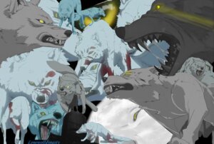 Rating: Questionable Score: 0 Tags: blood bodily_fluids canid canine canis collage_(artwork) digital_media_(artwork) e621 eye_mist feral fight glowing glowing_eyes group kiba_(wolf's_rain) male mammal quadruped sharp_teeth snarling tail teeth unknown_artist white_body wolf wolf's_rain wounded yellow_eyes User: bunchy7s