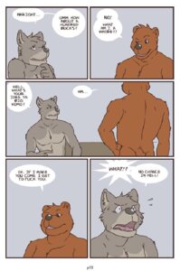 Rating: Explicit Score: 0 Tags: anthro artdecade bear canine comic english_text foreskin furry gay male male/male male_only masturbation no_humans only_if_you_kiss penis rule34 text uncircumcised uncut what wolf yaoi User: bunchy7s
