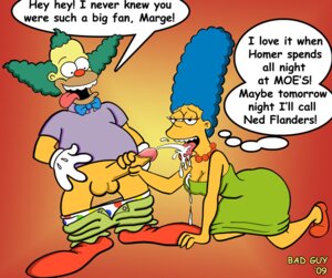 Rating: Explicit Score: 0 Tags: 2009 20th_century_studios accurate_art_style all_fours bad_guy breasts clothes clown clown_boy clown_makeup clown_nose clown_shoes color comic_sans cum cum_in_mouth cum_on_body cum_on_breasts cum_on_clothes cumshot female handjob human krusty_the_clown male marge_simpson penis rule34 straight tagme the_simpsons yellow_body yellow_skin User: bunchy7s