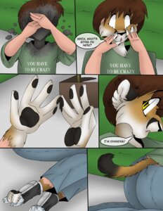 Rating: Questionable Score: 0 Tags: aakashi anthro blue_bottomwear blue_clothing blue_pants body_size_growth bottomwear brenda_(brenderlin) brown_body brown_fur captain_obvious clothing comic cougar digital_media_(artwork) e621 english_text felid feline fur gender_transformation green_clothing green_shirt green_t-shirt green_topwear growth human male mammal msfhwraith mtf_transformation pants shirt size_transformation solo t-shirt tail tail_growth text topwear torn_clothing transformation User: bunchy7s