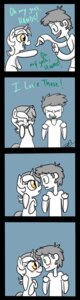 Rating: Safe Score: 0 Tags: blue_background blush comic e621 ears_up equid equine female friendship_is_magic green_eyes hair happy hasbro hi_res horn human lyra_heartstrings_(mlp) male mammal my_little_pony mythological_creature mythological_equine mythology shaded simple_background simple_eyes simple_shading smile text unicorn unknown_artist yellow_eyes User: bunchy7s