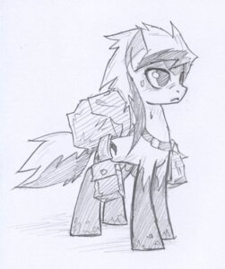 Rating: Safe Score: 0 Tags: big_eyes big_head cutie_mark e621 equid equine feral frown fur greyscale hair hasbro horse long_hair male mammal monochrome mostly_nude my_little_pony pony quadruped saddle_bag simple_background sketch skutchi solo tail toony white_background User: bunchy7s