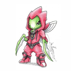 Rating: Safe Score: 0 Tags: 2013 ambiguous_gender blade_arm clothing colored_pencil_(artwork) cosplay costume e621 evolutionary_family feral footwear generation_1_pokemon generation_2_pokemon hoodie insect_wings itsbirdyart jacket male nintendo one_eye_closed pokemon pokemon_(species) pokemon_costume scizor scyther shoes smile solo topwear traditional_media_(artwork) wings wink User: bunchy7s