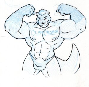 Rating: Explicit Score: 0 Tags: abs anthro biceps big_muscles biped blue_and_white blue_body blue_fur blue_hair bulge clamcrusher clothed clothing countershading e621 eyewear flexing front_view fur glasses gloves_(marking) hair looking_at_viewer male mammal markings monochrome muscular muscular_anthro muscular_male mustelid navel nipples otter pecs portrait pose short_hair simple_background smile solo speedo standing swimwear tail thong three-quarter_portrait topless underwear white_background User: bunchy7s