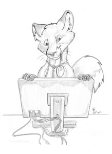 Rating: Safe Score: 0 Tags: 2011 ambiguous_gender anthro black_and_white canid canine chain collar computer computer_mouse e621 electronics flinters fox graphite_(artwork) greyscale mammal monitor monochrome simple_background sketch solo tail traditional_media_(artwork) white_background User: bunchy7s Rating: Safe Score: 0 Tags: 2011 ambiguous_gender anthro black_and_white canid canine chain collar computer computer_mouse e621 electronics flinters fox graphite_(artwork) greyscale mammal monitor monochrome simple_background sketch solo tail traditional_media_(artwork) white_background User: bunchy7s