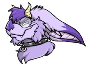Rating: Safe Score: 0 Tags: bat black_collar collar e621 eyewear fur glasses horn jax_(jax_the_bat) jax_the_bat low_res male mammal milestone monocle purple_body purple_fur simple_background smile solo spiked_collar spikes white_background User: bunchy7s
