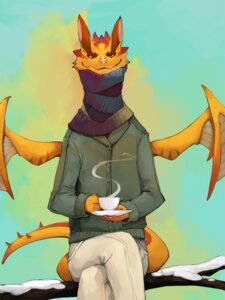 Rating: Safe Score: 0 Tags: 3:4 abstract_background anthro branch clothed clothing dragon e621 front_view fully_clothed holding_object in_tree looking_at_viewer male membrane_(anatomy) membranous_wings mythological_creature mythological_scalie mythology on_branch outside plant scalie scarf solo spread_wings tail tree vu06 wings User: bunchy7s