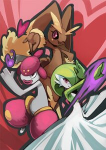 Rating: Safe Score: 0 Tags: ambiguous_gender anthro bittenhard e621 female_(lore) gardevoir gardevoir_(rt) generation_3_pokemon generation_4_pokemon group heart_symbol lagomorph looking_at_viewer lopunny mammal medicham nintendo pokemon pokemon_(species) pokemon_mystery_dungeon red_eyes smile spike_chunsoft team_charm trio User: bunchy7s