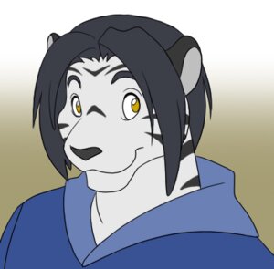 Rating: Safe Score: 0 Tags: anthro black_hair bust_portrait clothed clothing e621 felid fur hair holly_marie_ogburn low_res male mammal pantherine portrait shirt solo stripes tan_eyes tiger topwear white_body white_fur User: bunchy7s Rating: Safe Score: 0 Tags: anthro black_hair bust_portrait clothed clothing e621 felid fur hair holly_marie_ogburn low_res male mammal pantherine portrait shirt solo stripes tan_eyes tiger topwear white_body white_fur User: bunchy7s