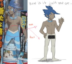 Rating: Explicit Score: 0 Tags: 1boy artist_request blue_eyes blue_hair censored male male_only marlon_(pokemon) pokemon rule34 shizui simple_background tagme tagme_(artist) tan tanline video_games User: bunchy7s