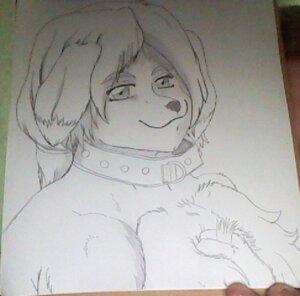 Rating: Safe Score: 0 Tags: anthro big_breasts black_and_white breasts canid canine canis domestic_dog e621 female gyroe looking_at_viewer low_res mammal monochrome simple_background smile solo white_background User: bunchy7s