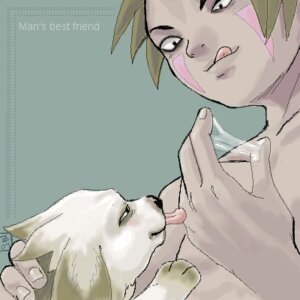 Rating: Explicit Score: 0 Tags: 1:1 2004 akamaru bestiality bodily_fluids canid canine canis cum cum_on_hand domestic_dog duo e621 english_text feral genital_fluids human human_on_feral interspecies kiba_inuzuka licking low_res male male_on_feral mammal naruto text tongue tongue_out unknown_artist User: bunchy7s