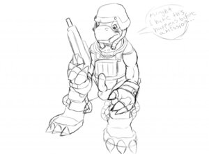 Rating: Explicit Score: 0 Tags: anthro bandai_namco biped commandramon digimon digimon_(species) e621 embarrassed english_text erection genitals gun heibanhikaru holding_gun holding_object holding_ranged_weapon holding_weapon male military monochrome penis ranged_weapon sighing simple_background sitting sketch soldier solo text unwanted_erection warrior weapon User: bunchy7s