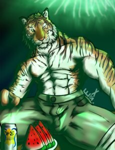 Rating: Safe Score: 0 Tags: abs anthro athletic beverage biceps biped black_body black_fur bottomwear clothed clothing e621 exz felid food fruit fur green_eyes green_theme male mammal markings melon muscular muscular_anthro one_eye_closed orange_body orange_fur pantherine pants pecs plant pose sitting solo stripes tiger topless watermelon watermelon_slice white_body white_fur wink User: bunchy7s Rating: Safe Score: 0 Tags: abs anthro athletic beverage biceps biped black_body black_fur bottomwear clothed clothing e621 exz felid food fruit fur green_eyes green_theme male mammal markings melon muscular muscular_anthro one_eye_closed orange_body orange_fur pantherine pants pecs plant pose sitting solo stripes tiger topless watermelon watermelon_slice white_body white_fur wink User: bunchy7s