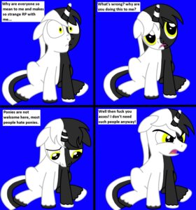 Rating: Safe Score: 0 Tags: comic dialogue e621 english_text equid equine fallen_wings_(artist) fallen_wings_(character) feral fetlocks hair hasbro hi_res hooves horn male mammal multicolored_hair my_little_pony mythological_creature mythological_equine mythology profanity quadruped solo tail text two_tone_hair unicorn User: bunchy7s