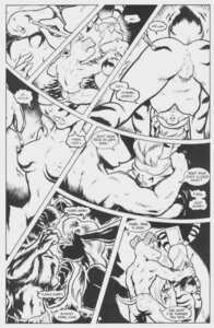 Rating: Explicit Score: 0 Tags: anthro black_and_white blindfold breasts canid canine canis comic dialogue domestic_dog drawing_on_body duo e621 english_text female genitals joe_rosales lagomorph leporid line_art mammal monochrome nipples nude pubes rabbit stripes text vulva User: bunchy7s